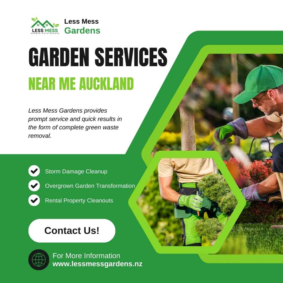Professional Garden Services Near Me Auckland – LessMessGardens