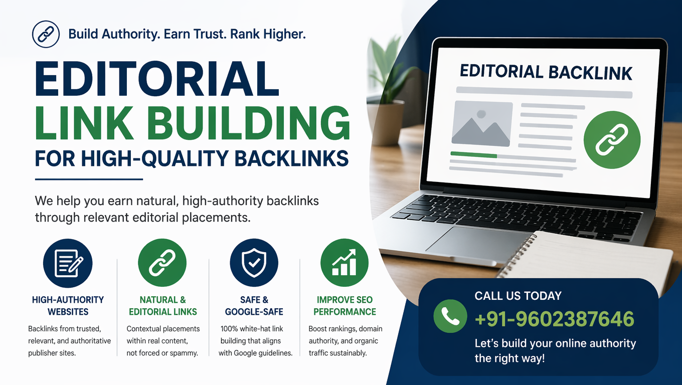 Editorial Link Building For High-Quality Backlinks