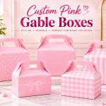 How Custom Pink Gable Boxes Add Value to Product Presentation